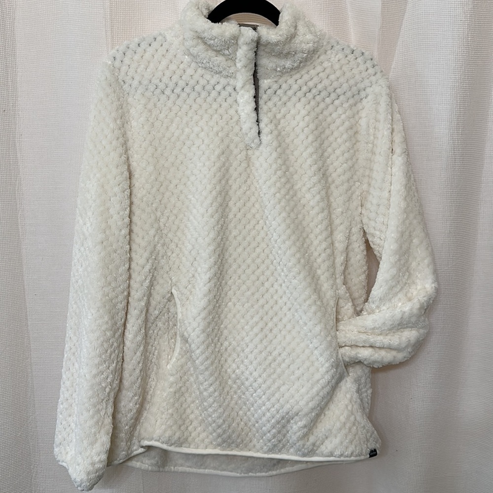 White Pull-over Sweater | Eddie Bauer - Picture 4 of 6